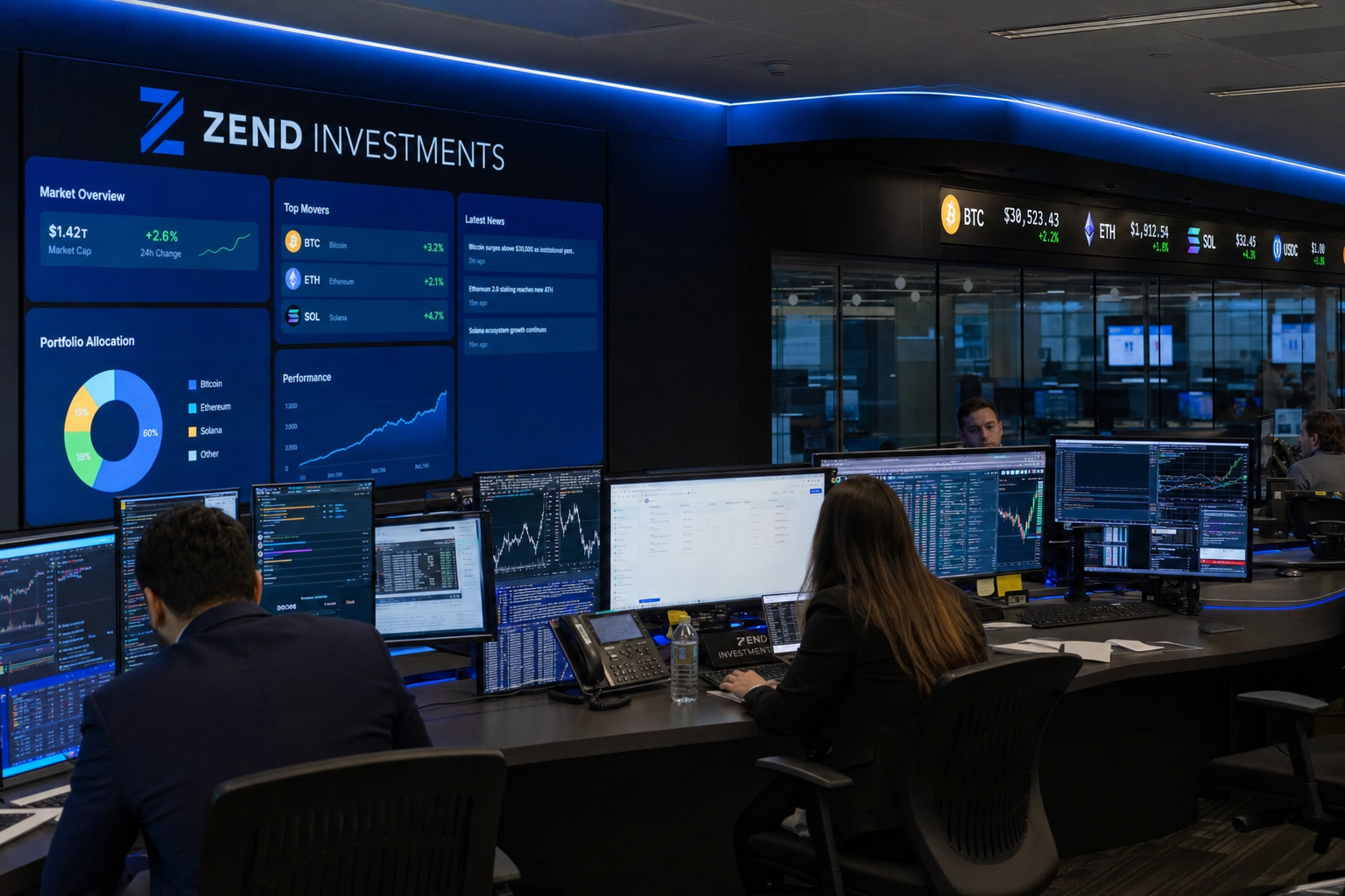 Zend Investments trading operations center