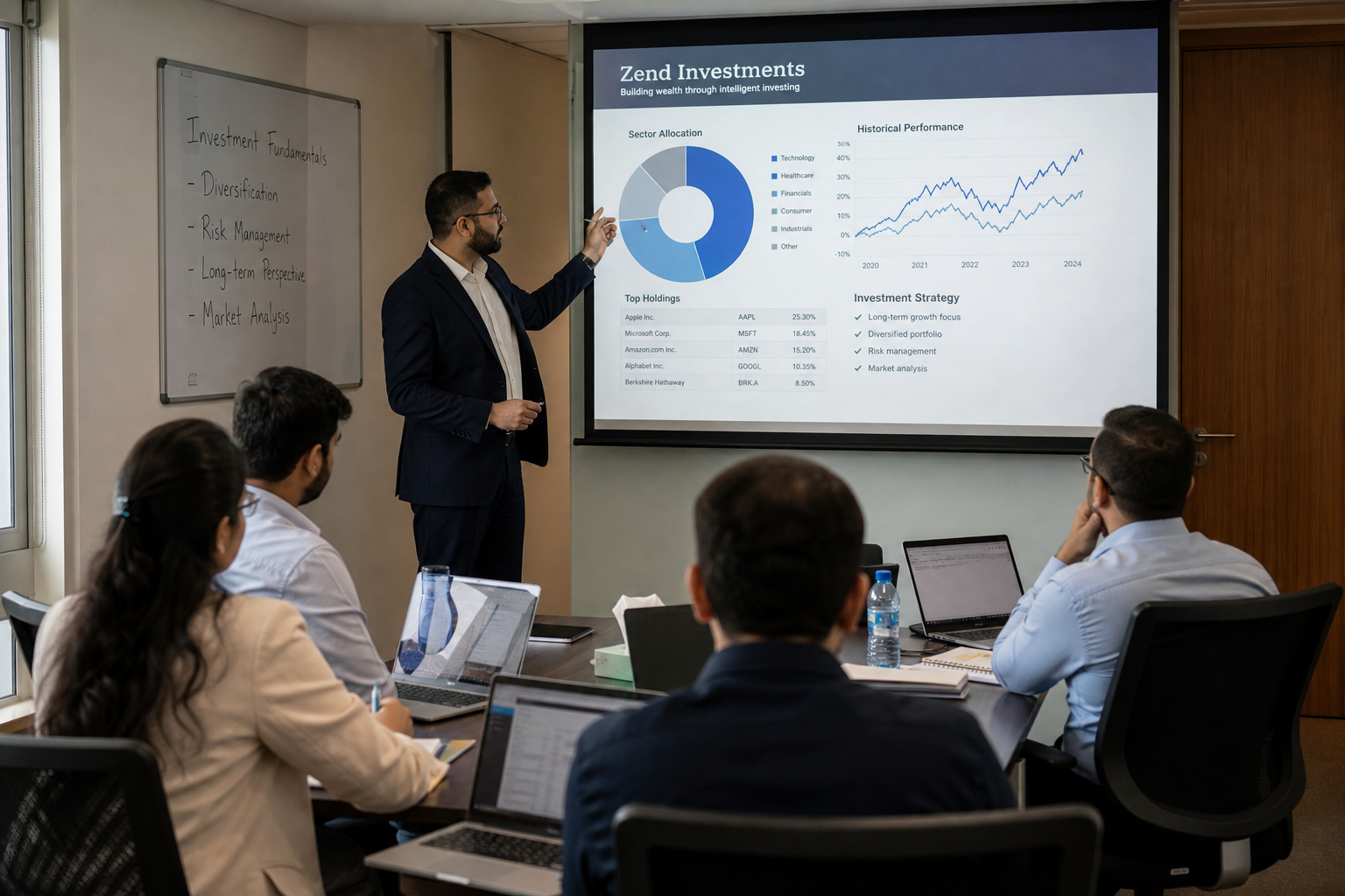 Zend Investments client training workshop